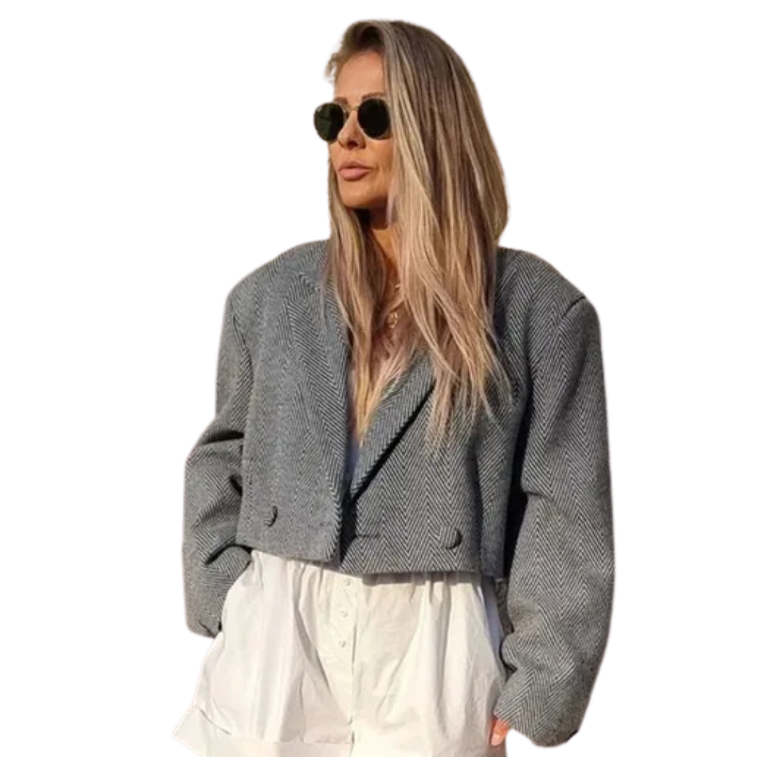 Noiret Paris™ | Veste Courte à Col V
